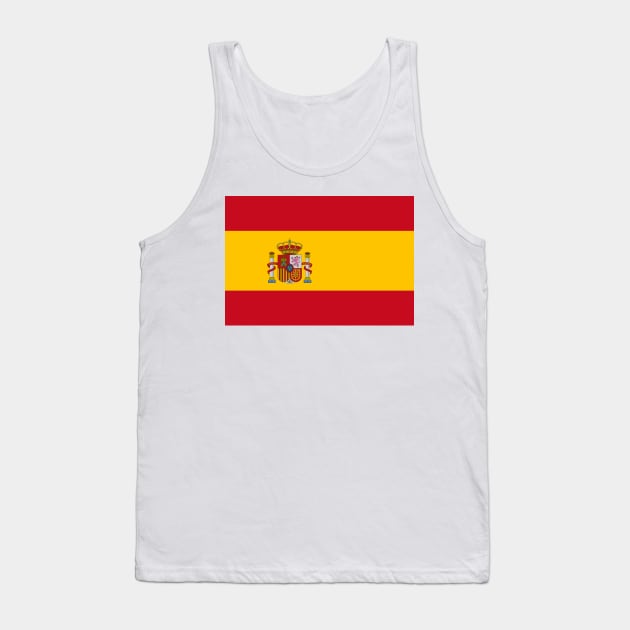 Spanish National Flag Tank Top by Culture-Factory